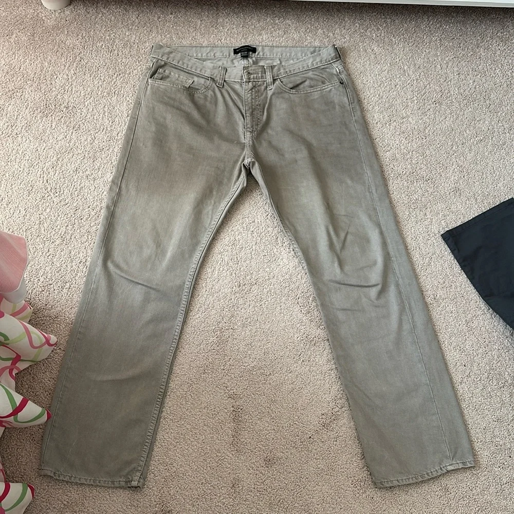 Banana republic slim straight cotton jeans 35/30